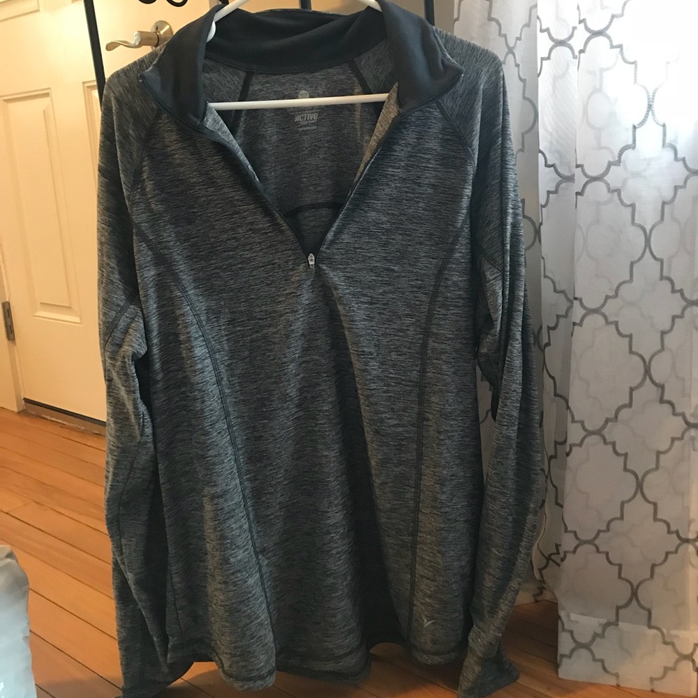 Marble Gray workout sweatshirt